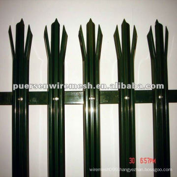 D/W Pales Palisade Fence PVC Manufacturing